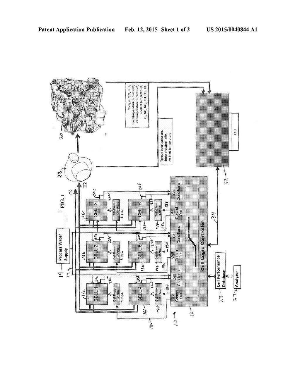 ELECTRONIC CONTROL UNIT AND METHOD FOR REGULATING THE DISBURSEMENT OF     HYDROGEN AND OXYGEN - diagram, schematic, and image 02