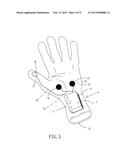 Stun glove with airsoft gun device and electrical shocking device diagram and image