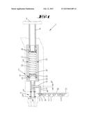 DISPENSER FOR DISCHARGING AN IN PARTICULAR GRANULAR OR POWDERY SUBSTANCE,     USE OF A SUCKING/BLOWING DISPENSER, AND METHOD FOR EMPTYING A SUBSTANCE     RESERVOIR diagram and image