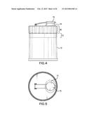 DISPENSER AND MEASURING CAP DEVICE AND METHOD diagram and image