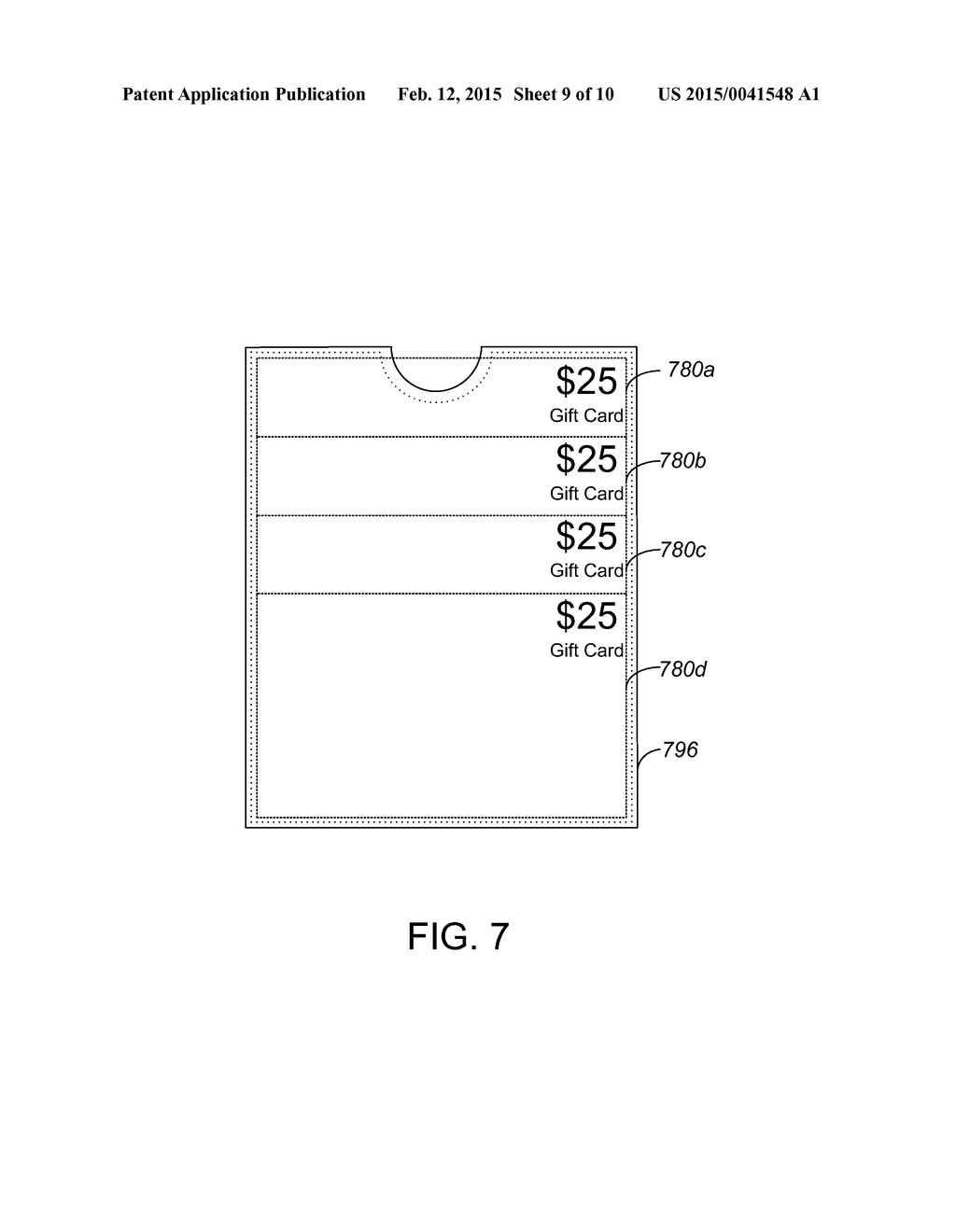 Method for Assembling and Activating a Multi-Pack Package of Transaction     Cards - diagram, schematic, and image 10