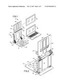 PORTABLE STAND FOR ELECTRONIC DEVICE AND EXTERNAL MONITOR diagram and image