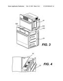 COMBINATION DOMESTIC APPLIANCE MOUNTING SYSTEM WITH SERVICE CAPABILITY diagram and image