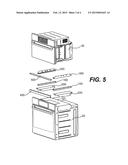 COMBINATION DOMESTIC APPLIANCE MOUNTING SYSTEM WITH SERVICE CAPABILITY diagram and image