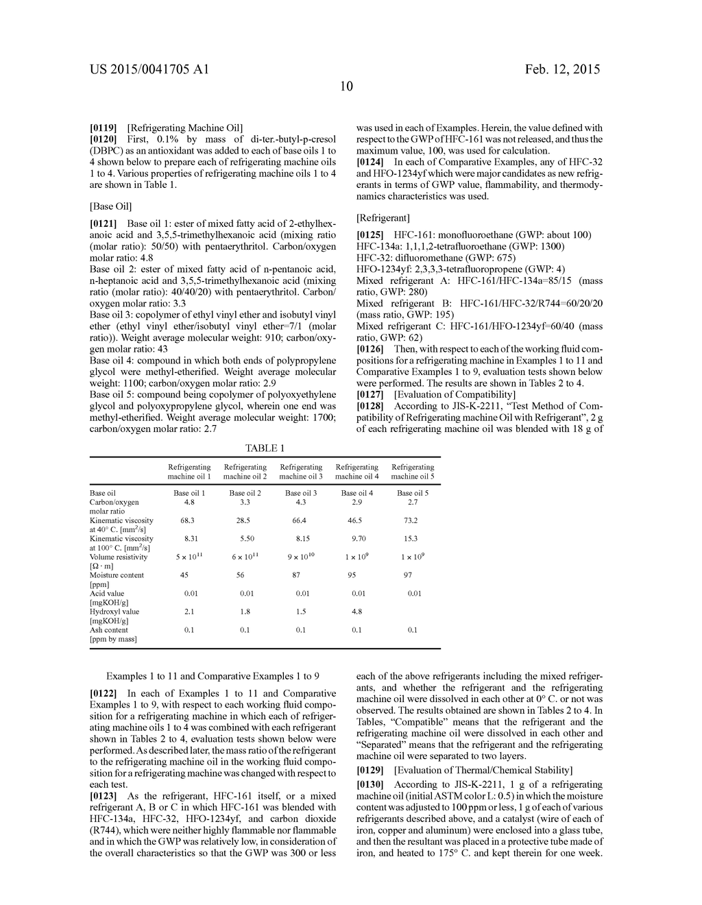 WORKING FLUID COMPOSITION FOR REFRIGERATOR - diagram, schematic, and image 11