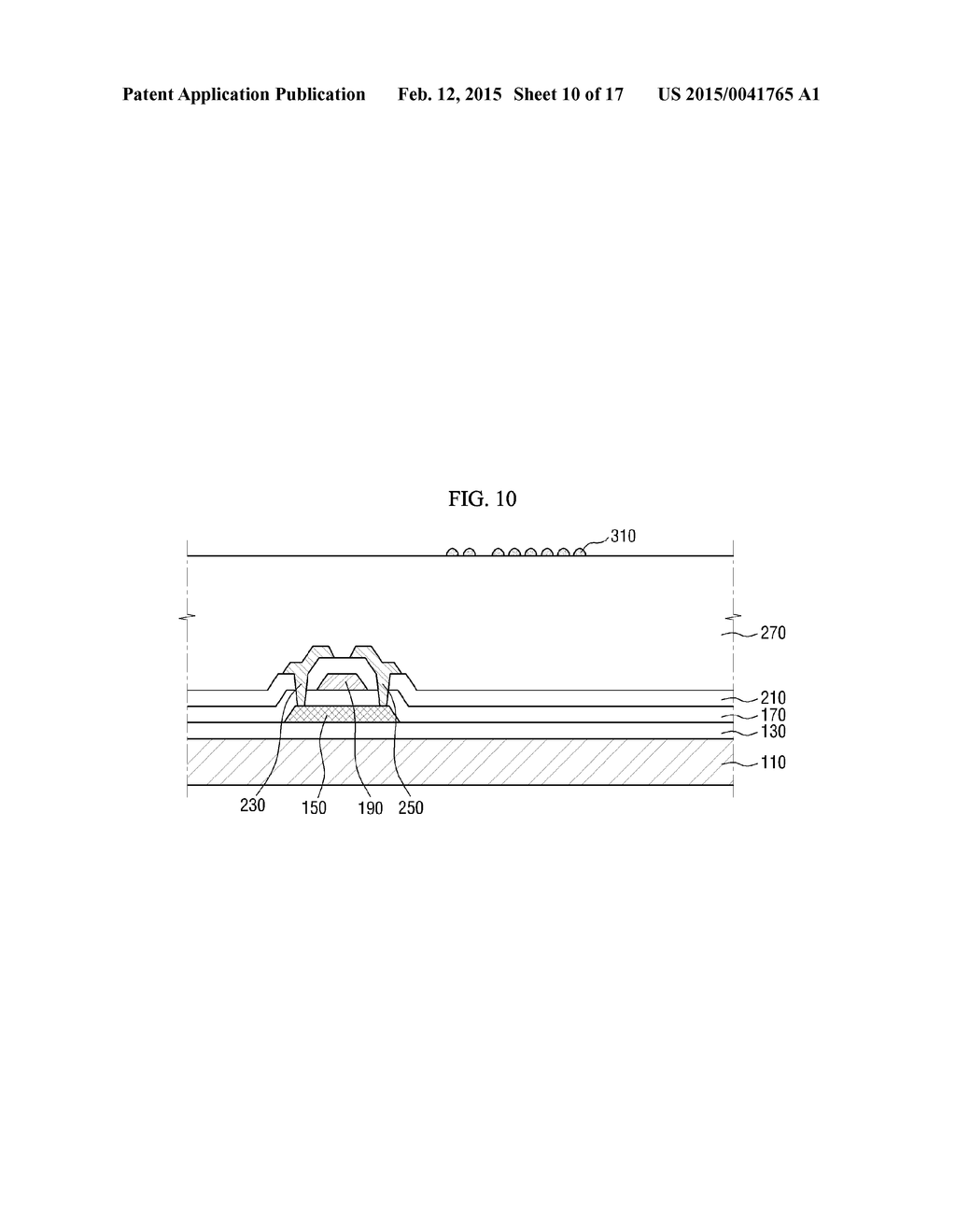 DISPLAY DEVICE AND METHOD OF MANUFACTURING THE SAME - diagram, schematic, and image 11