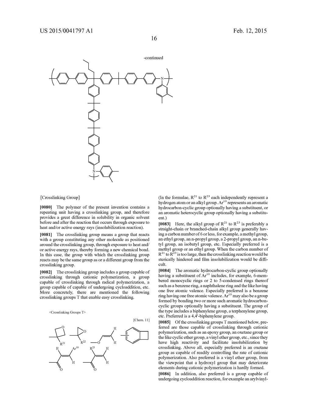 POLYMER AND ORGANIC ELECTROLUMINESCENT ELEMENT - diagram, schematic, and image 19