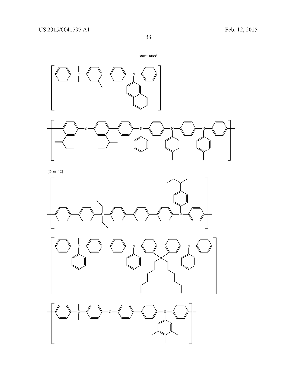 POLYMER AND ORGANIC ELECTROLUMINESCENT ELEMENT - diagram, schematic, and image 36