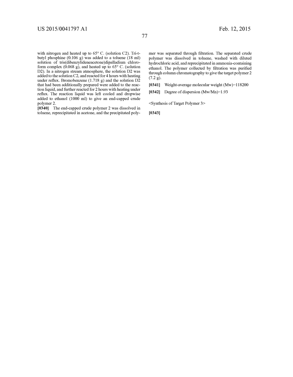 POLYMER AND ORGANIC ELECTROLUMINESCENT ELEMENT - diagram, schematic, and image 80