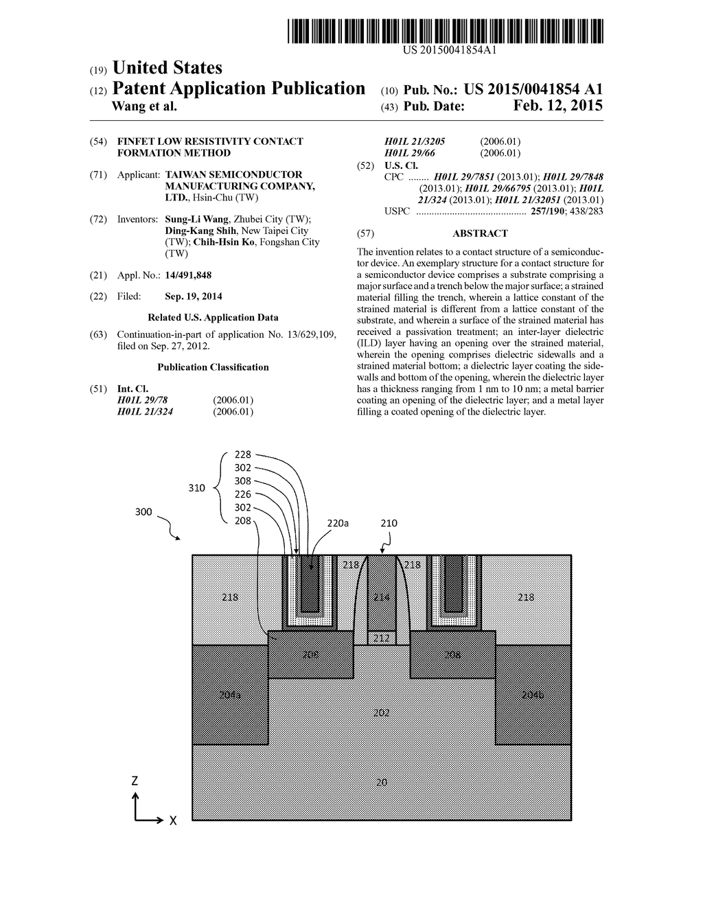 FinFET Low Resistivity Contact Formation Method - diagram, schematic, and image 01