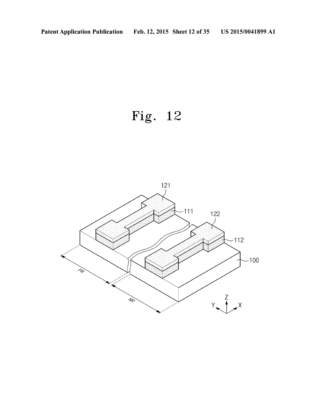 SEMICONDUCTOR DEVICE AND METHOD OF FABRICATING THE SAME - diagram, schematic, and image 13