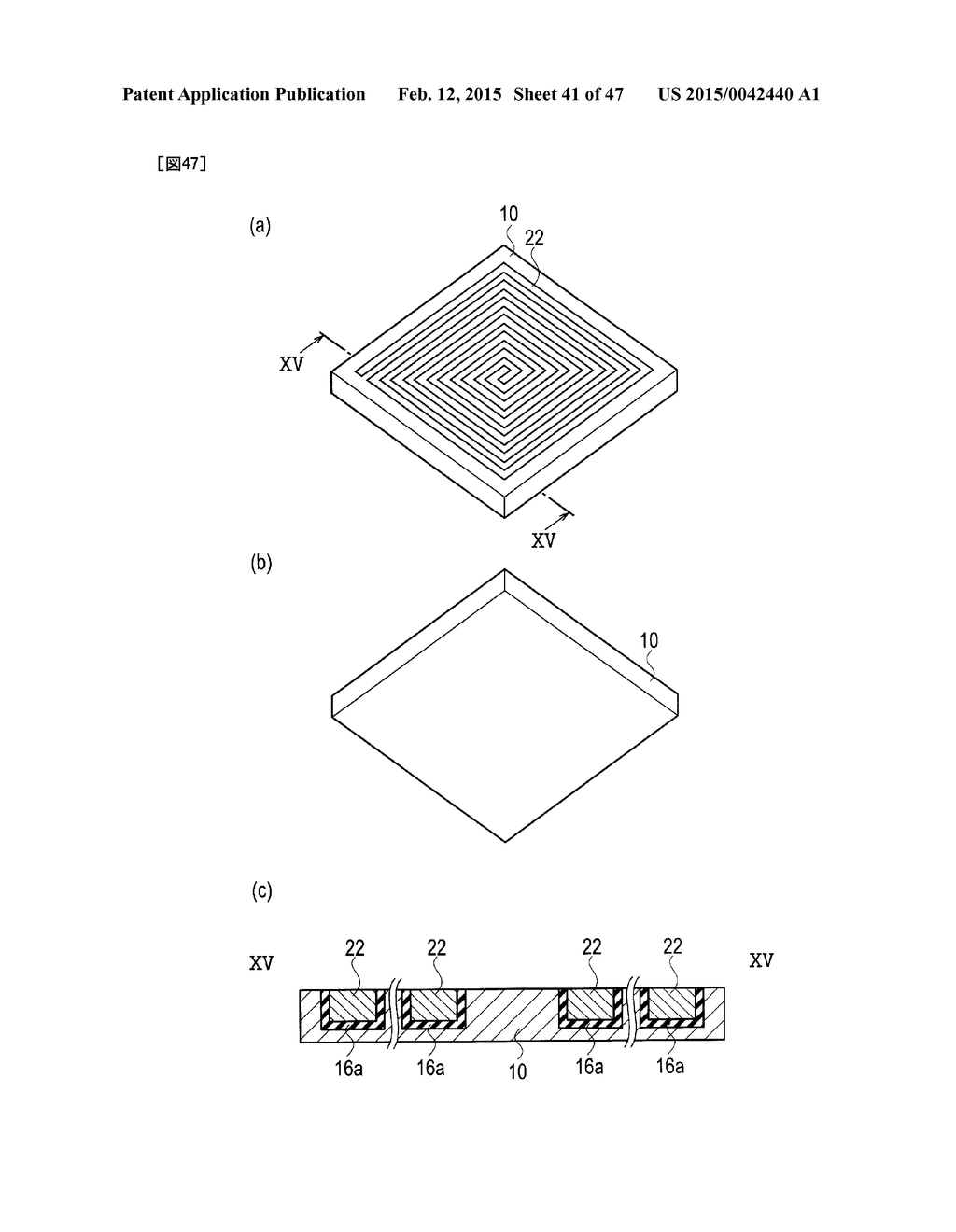 MAGNETIC METAL SUBSTRATE AND INDUCTANCE ELEMENT - diagram, schematic, and image 42