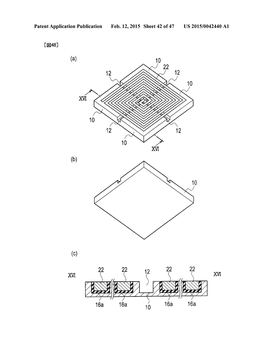 MAGNETIC METAL SUBSTRATE AND INDUCTANCE ELEMENT - diagram, schematic, and image 43