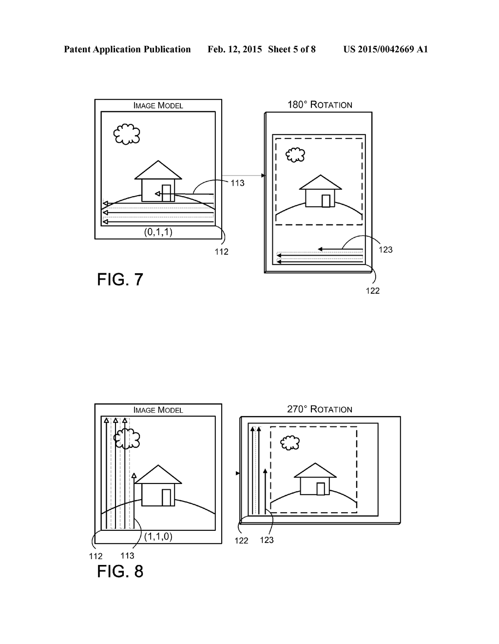 ROTATING DISPLAYED CONTENT ON AN ELECTRONIC DEVICE - diagram, schematic, and image 06