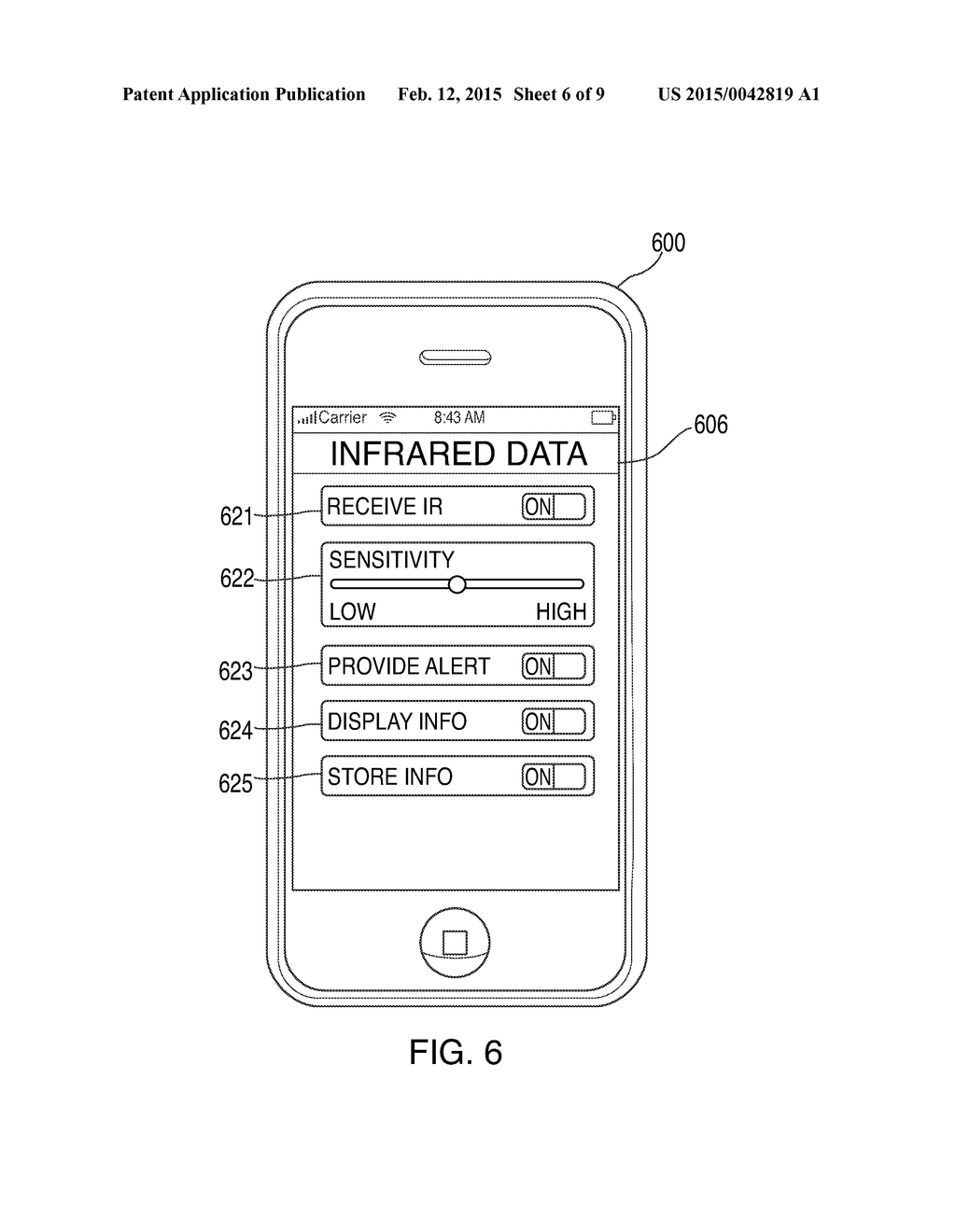 SYSTEMS AND METHODS FOR RECEIVING INFRARED DATA WITH A CAMERA DESIGNED TO     DETECT IMAGES BASED ON VISIBLE LIGHT - diagram, schematic, and image 07