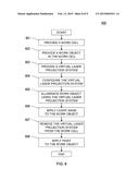 VIRTUAL LASER PROJECTION SYSTEM AND METHOD diagram and image