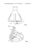 MAGNETIC ATTACHMENT SYSTEM FOR SECURING VESSELS TO A SHAKER diagram and image