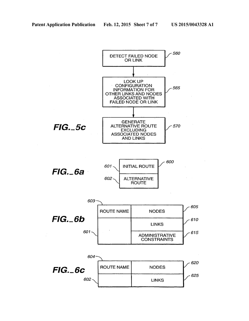 METHOD AND APPARATUS FOR FAST REROUTE IN A CONNECTION-ORIENTED NETWORK - diagram, schematic, and image 08