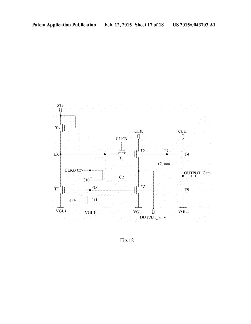 SHIFT REGISTER UNIT, DRIVING METHOD THEREOF, SHIFT REGISTER AND DISPLAY     DEVICE - diagram, schematic, and image 18