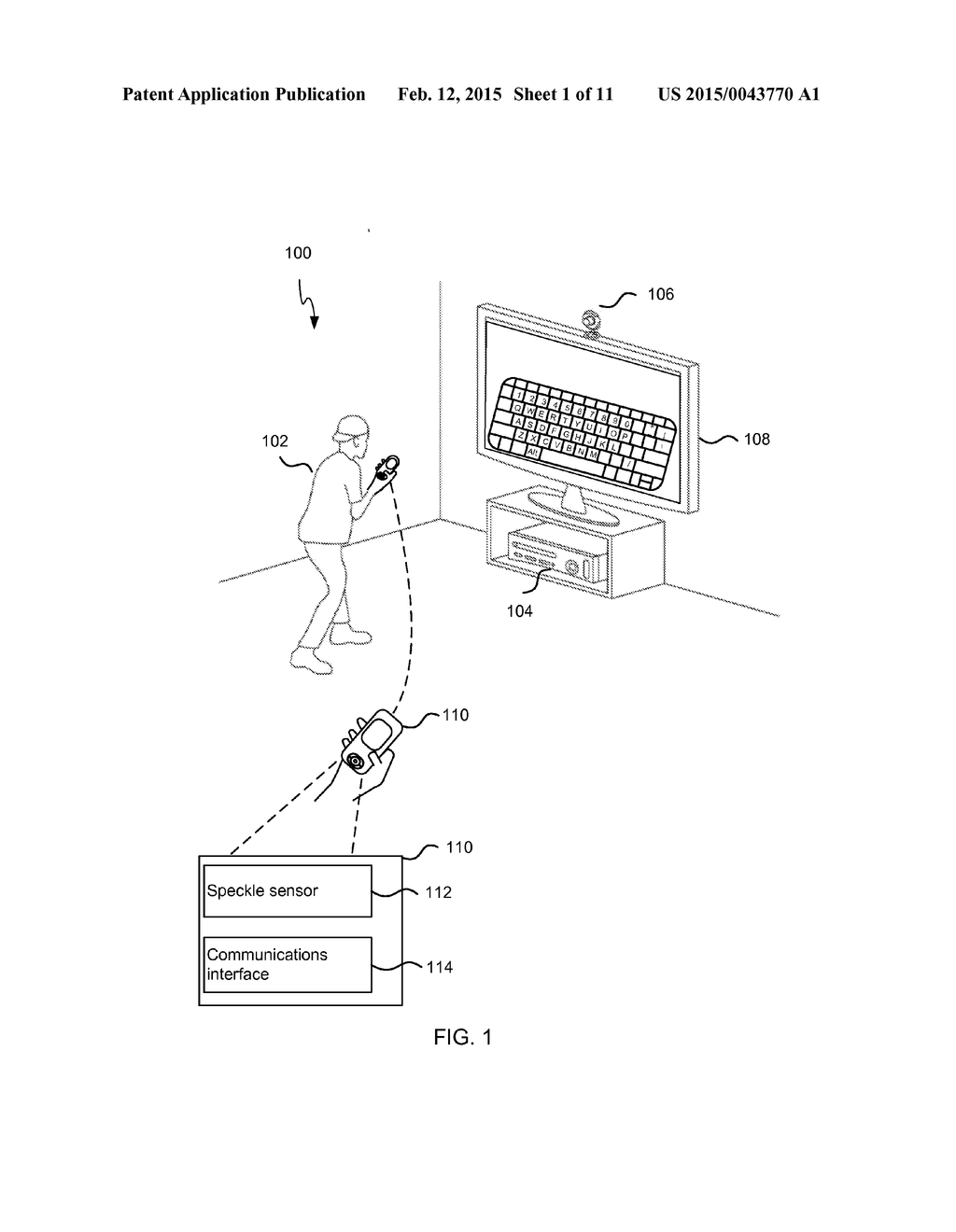 SPECKLE SENSING FOR MOTION TRACKING - diagram, schematic, and image 02