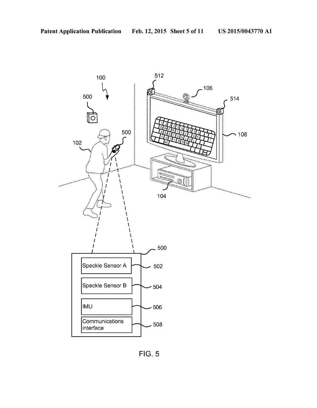 SPECKLE SENSING FOR MOTION TRACKING - diagram, schematic, and image 06