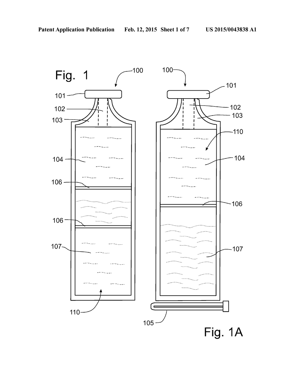 Mixing Pouch with Liquid and Powder Compartments - diagram, schematic, and image 02