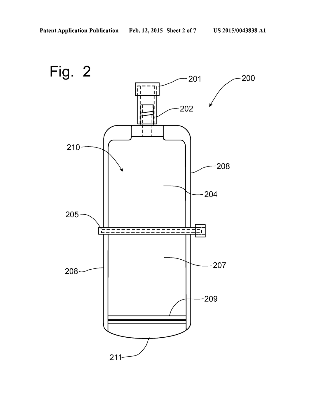 Mixing Pouch with Liquid and Powder Compartments - diagram, schematic, and image 03