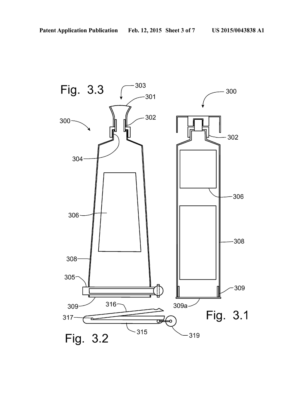 Mixing Pouch with Liquid and Powder Compartments - diagram, schematic, and image 04