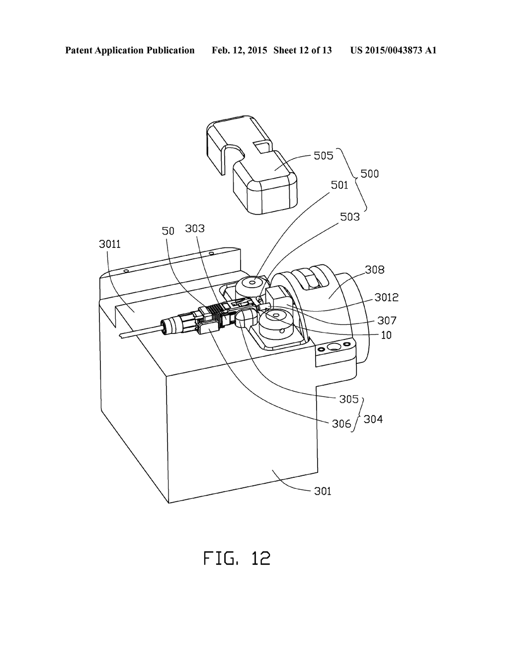 OPTICAL FIBER CONNECTOR AND ASSEMBLING DEVICE FOR THE SAME - diagram, schematic, and image 13