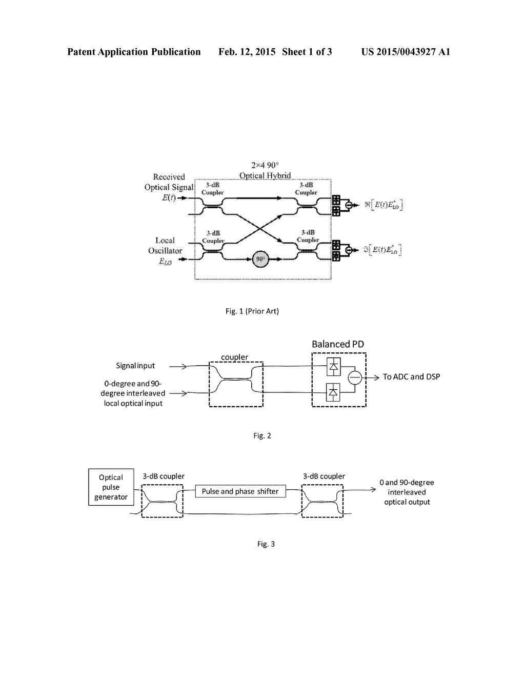 Combining I-Q and/or PolMux Optical Receiver to Enable Single Detector - diagram, schematic, and image 02