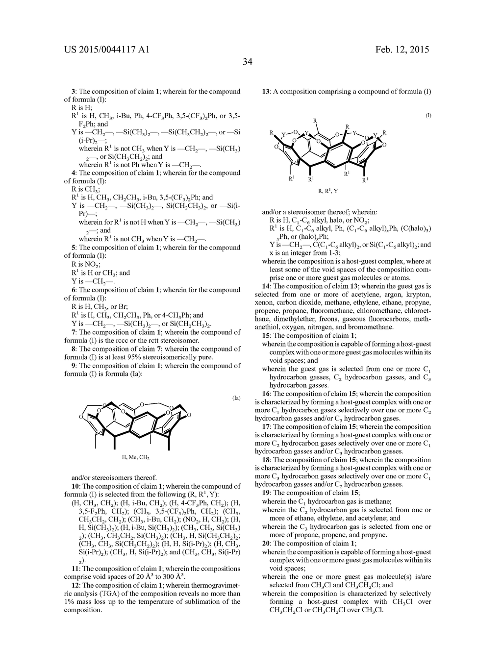 CAVITAND COMPOSITIONS AND METHODS OF USE THEREOF - diagram, schematic, and image 54