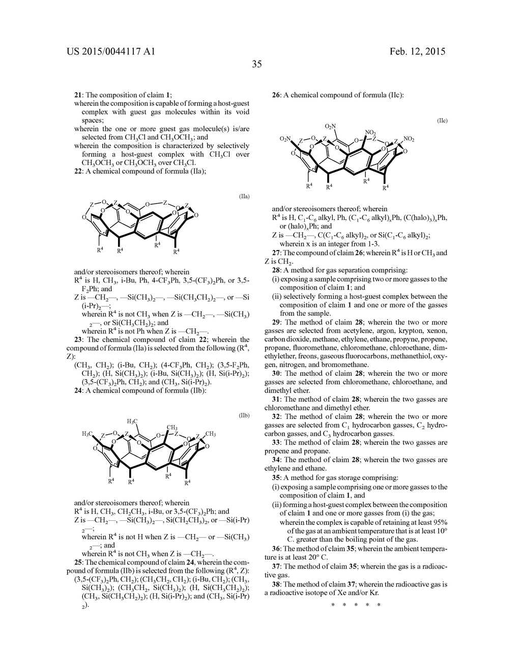 CAVITAND COMPOSITIONS AND METHODS OF USE THEREOF - diagram, schematic, and image 55