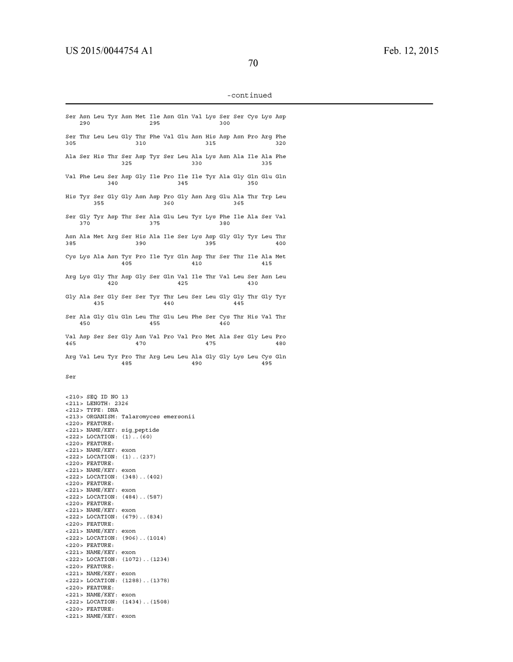 POLYPEPTIDES HAVING ALPHA-AMYLASE ACTIVITY AND POLYNUCLEOTIDES ENCODING     SAME - diagram, schematic, and image 76