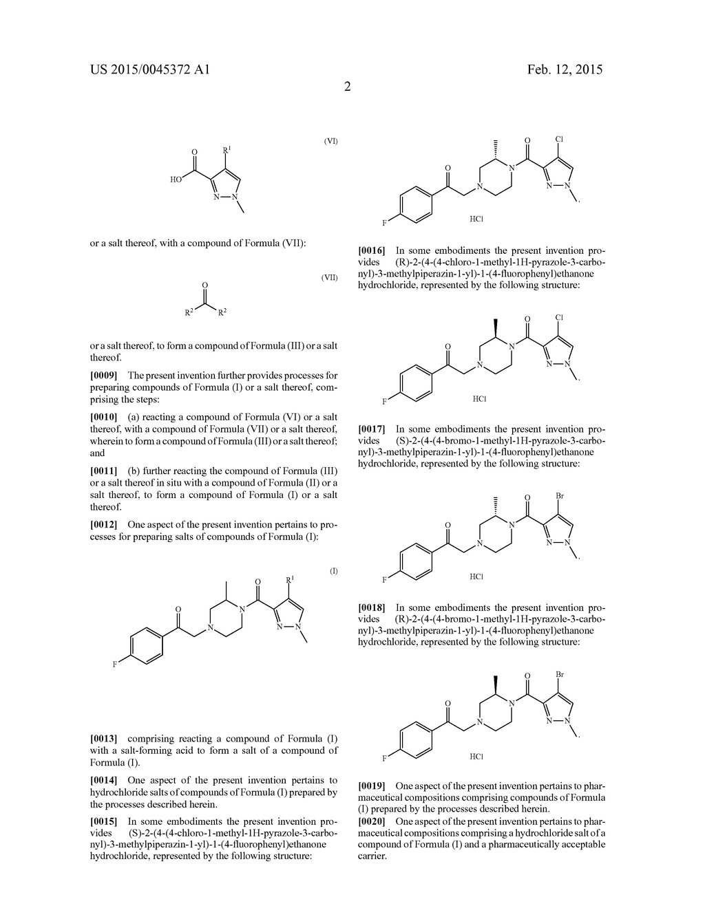 PROCESSES FOR THE PREPARATION OF PYRAZOLE DERIVATIVES USEFUL AS MODULATORS     OF THE 5-HT2A SEROTONIN RECEPTOR - diagram, schematic, and image 03