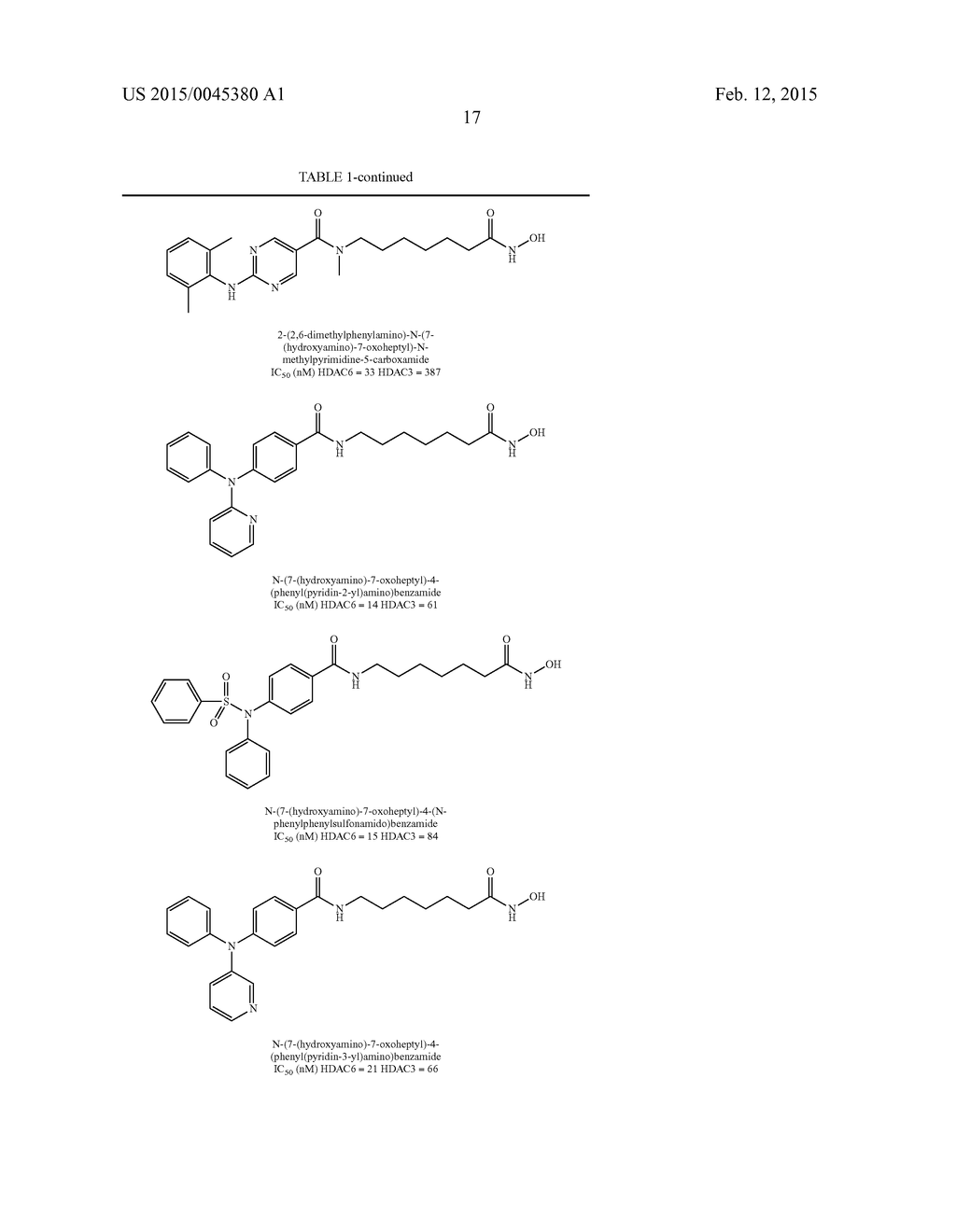 REVERSE AMIDE COMPOUNDS AS PROTEIN DEACETYLASE INHIBITORS AND METHODS OF     USE THEREOF - diagram, schematic, and image 18