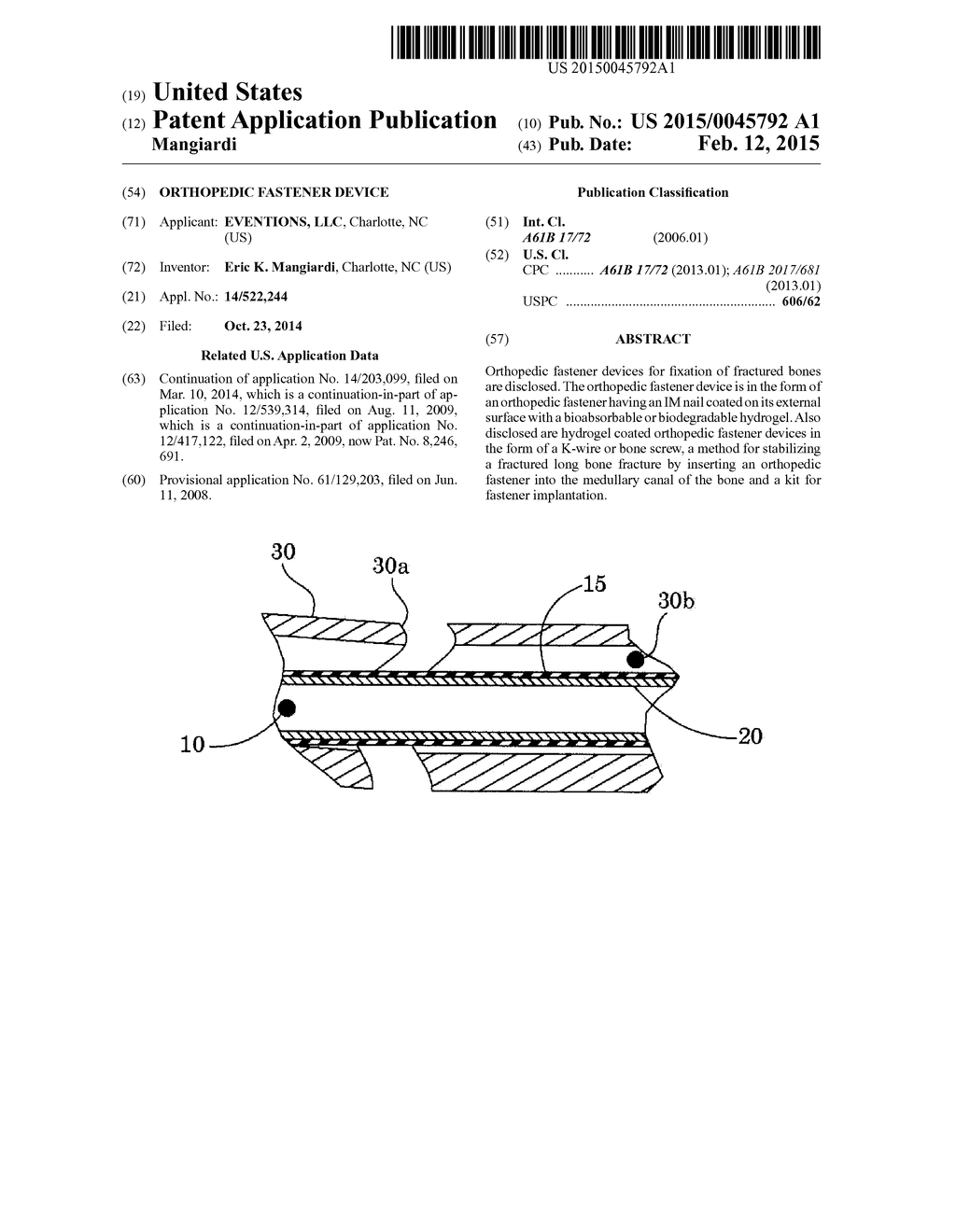 ORTHOPEDIC FASTENER DEVICE - diagram, schematic, and image 01