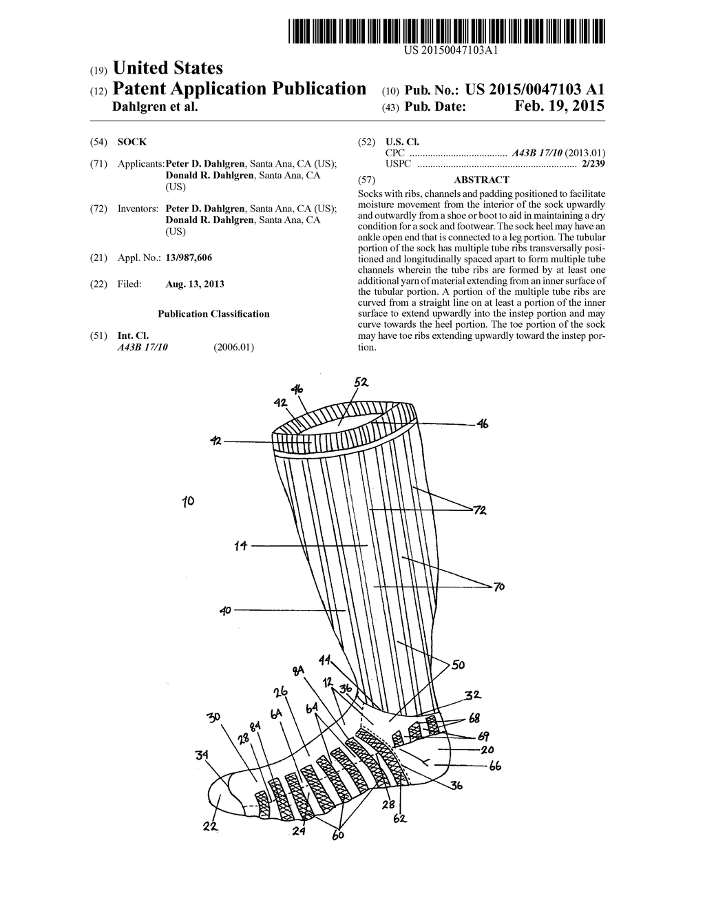 Sock - diagram, schematic, and image 01