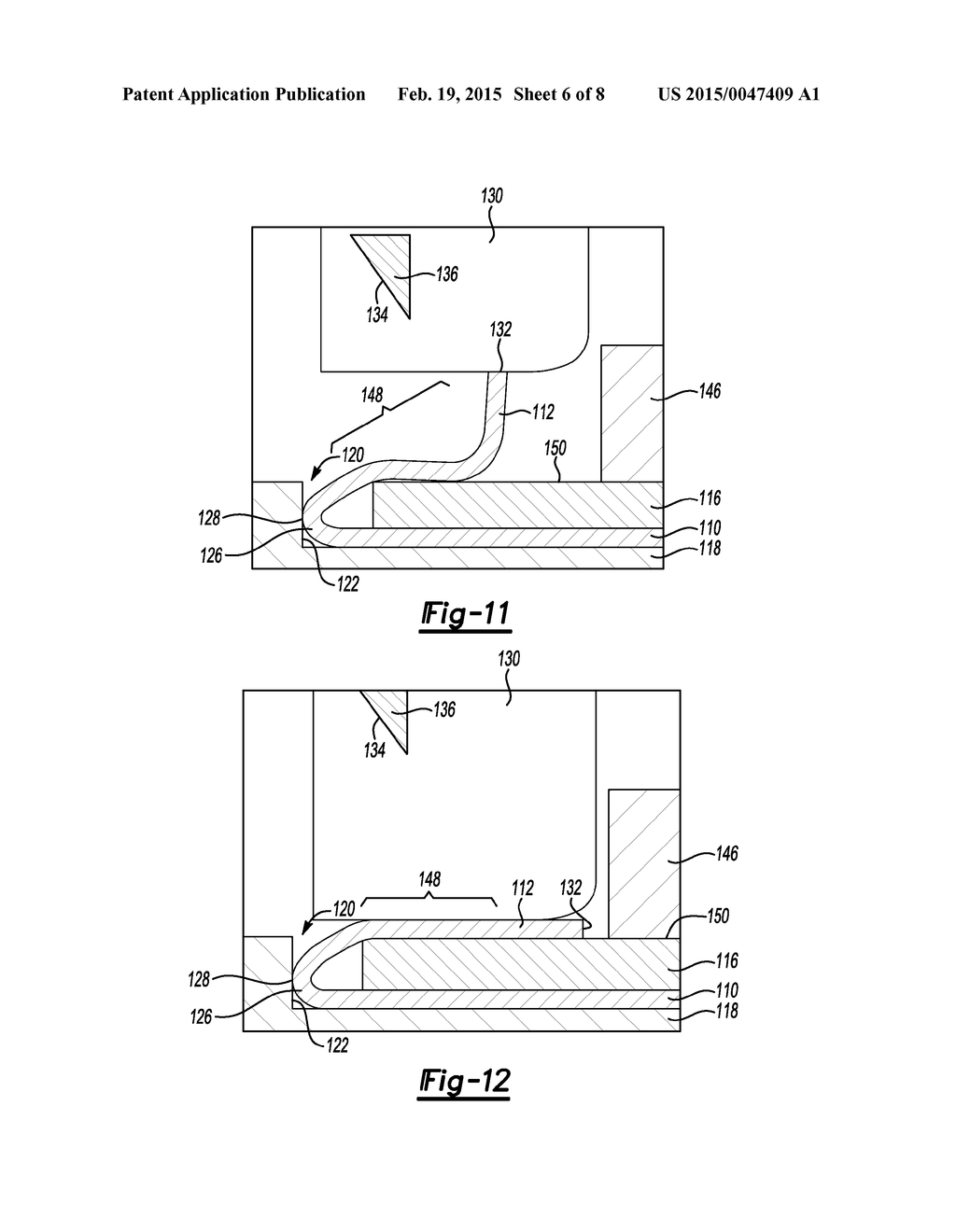 Hemming a Flange with Compression to Form a Sharp Edge - diagram, schematic, and image 07