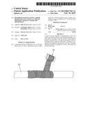 METHOD OF MANUFACTURING A RIGID REPAIR WRAP INCLUDING A LAMINATE DISPOSED     LATERALLY WITHIN THE REPAIR WRAP diagram and image