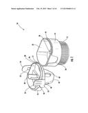 ONE-PIECE SQUEEZE-TO-DOSE DISPENSING CLOSURE diagram and image