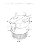 ONE-PIECE SQUEEZE-TO-DOSE DISPENSING CLOSURE diagram and image