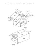 CONTAINER WITH END SEALING FLAPS diagram and image