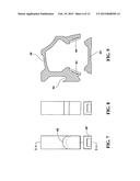 UNIQUE FENCE CLIPPING SYSTEM HAVING FLEXIBLE ARM AND DOUBLE-LOCKING-HEAD     ARM FOR HANGING FENCE PANELS ON ONE SIDE OF FENCE POSTS diagram and image