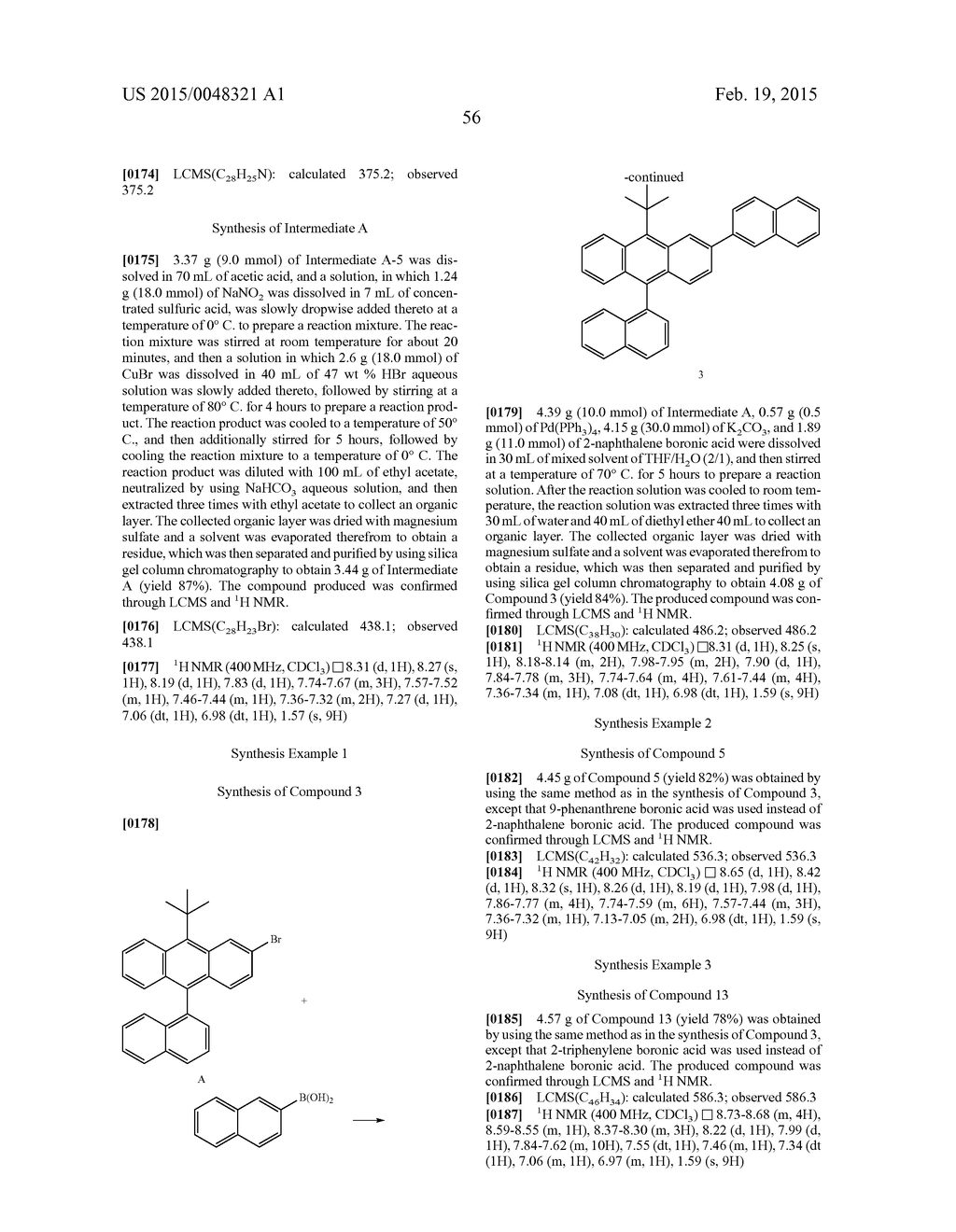 ANTHRACENE-BASED COMPOUND AND ORGANIC LIGHT-EMITTING DEVICE INCLUDING THE     SAME - diagram, schematic, and image 58