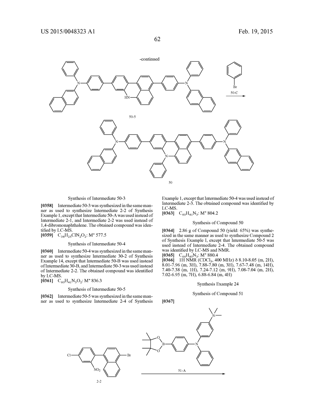 CONDENSED-CYCLIC COMPOUND AND ORGANIC LIGHT-EMITTING DEVICE INCLUDING THE     SAME - diagram, schematic, and image 64