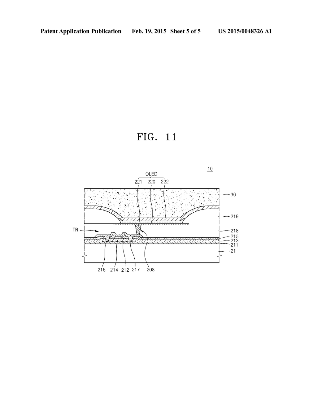 DISPLAY APPARATUS AND METHOD OF FABRICATING THE SAME - diagram, schematic, and image 06