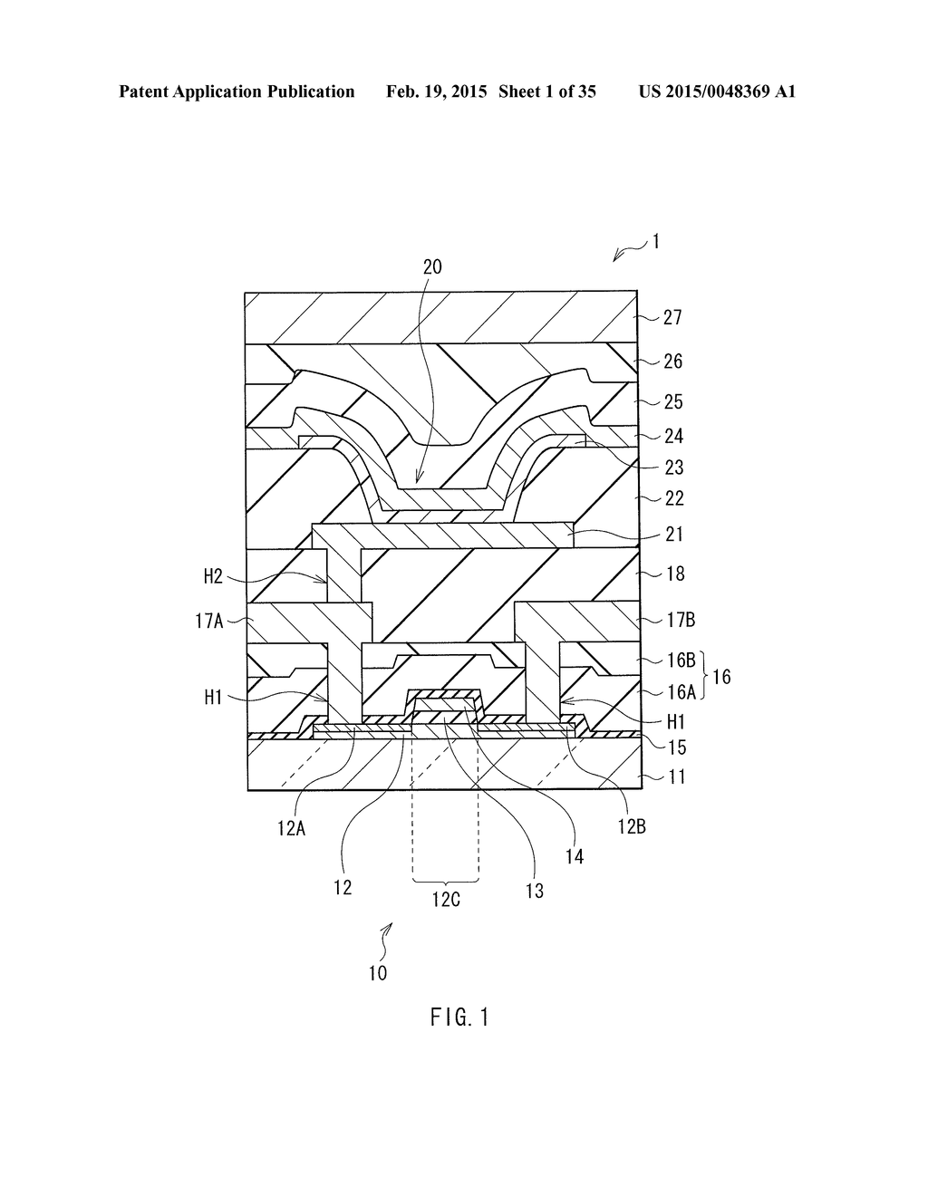 SEMICONDUCTOR DEVICE AND ELECTRONIC APPARATUS - diagram, schematic, and image 02