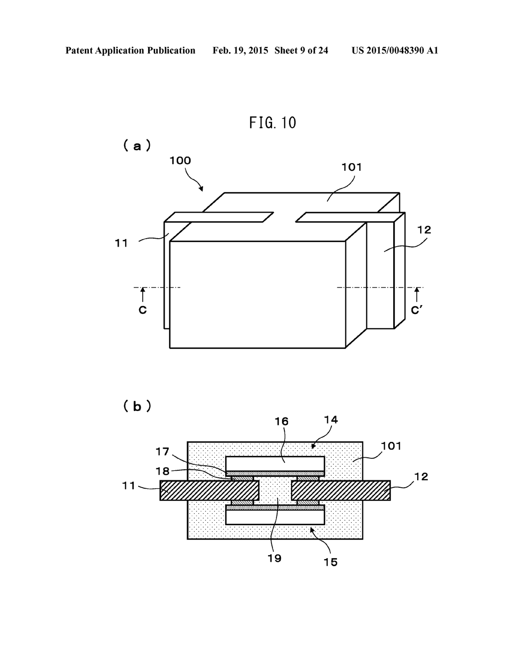 SEMICONDUCTOR LIGHT EMITTING DEVICE AND FABRICATION METHOD FOR SAME - diagram, schematic, and image 10