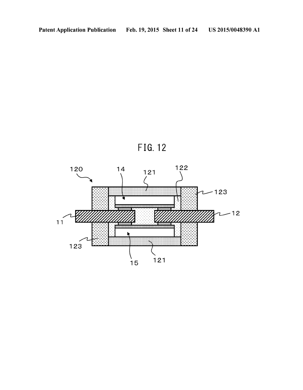 SEMICONDUCTOR LIGHT EMITTING DEVICE AND FABRICATION METHOD FOR SAME - diagram, schematic, and image 12