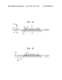 STACKED MICROELECTRONIC PACKAGES HAVING AT LEAST TWO STACKED     MICROELECTRONIC ELEMENTS ADJACENT ONE ANOTHER diagram and image